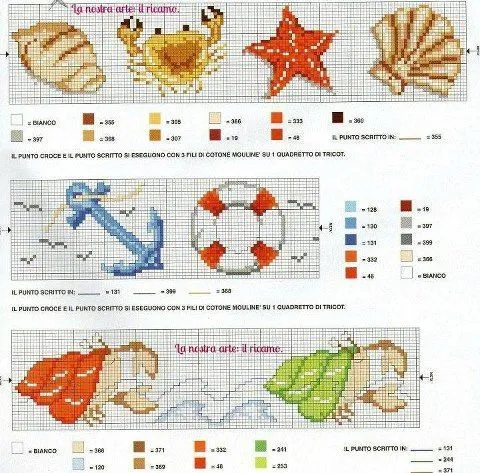 Motivos marinos | Bordado playa | Pinterest Motivos marinos | Bordado playa | Pinterest