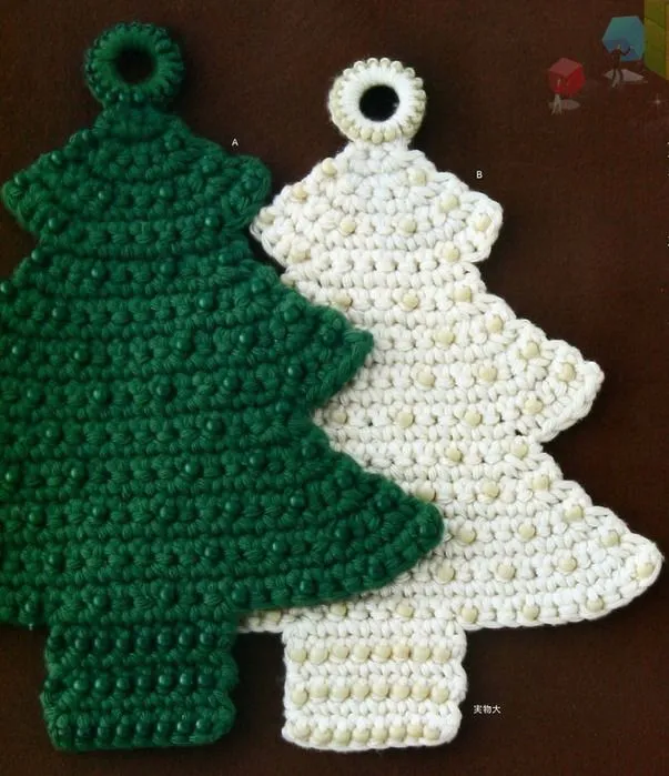 Motivos solo de Navidad en Crochet - Patrones Crochet