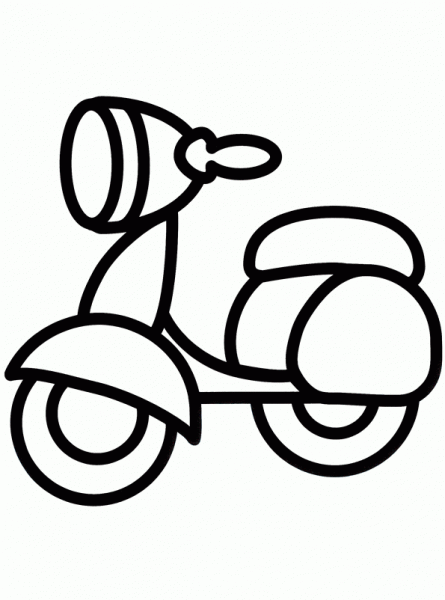 moto | Dibujos y juegos, para pintar y colorear