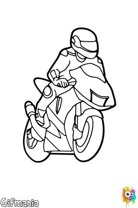 Moto GP | Dibujos para colorear | Pinterest