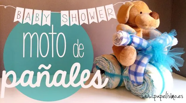Moto de Pañales. Regalo para bebé o emabarazada Tutorial ... Moto de Pañales. Regalo para bebé o emabarazada Tutorial ...