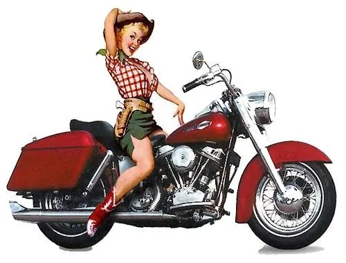 gifs y dibujos de chicas montadas en moto : Blog de imágenes