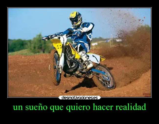 Imagenes de motocross con frases - Imagui