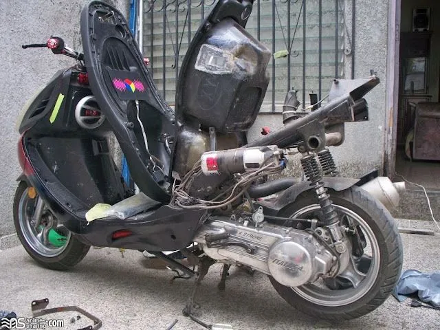 Modificacion de Motos : Proyecto tuning scooter 150cc Modificacion de Motos : Proyecto tuning scooter 150cc