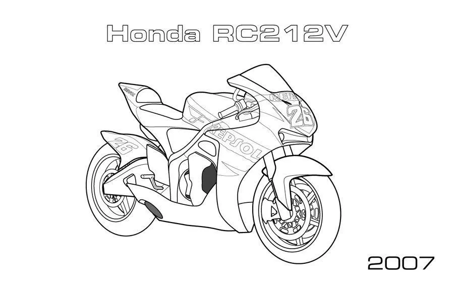 moto gp Colouring Pages (page 2)