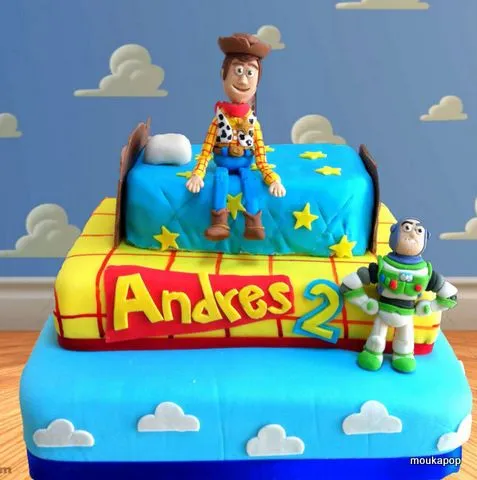 Pasteles de fondant toys story - Imagui