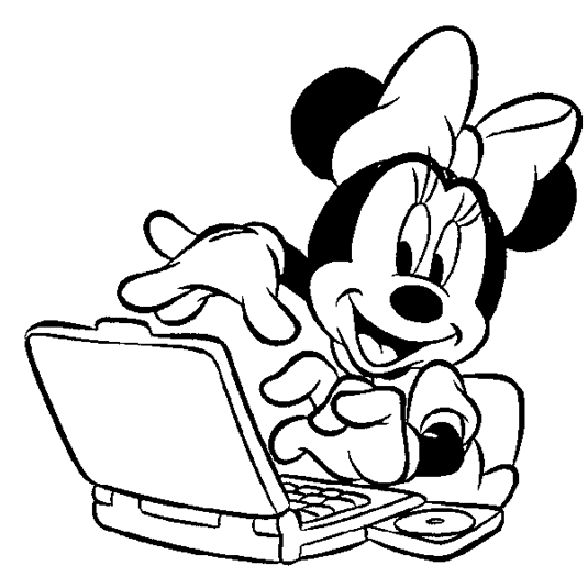 Dibujos para colorear de Minnie Mouse, Plantillas para colorear de ...