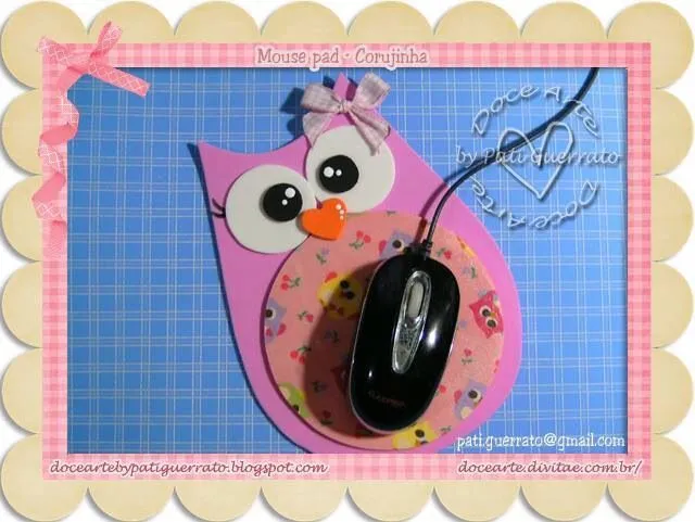 Mouse pad buho | artezanatos em eva e diversos | Pinterest | Ratones Mouse pad buho | artezanatos em eva e diversos | Pinterest | Ratones