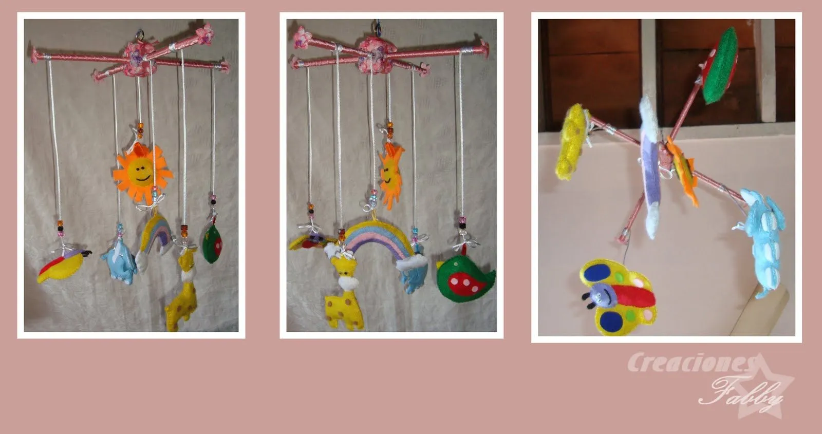 Moviles para bebés de fieltro - Imagui