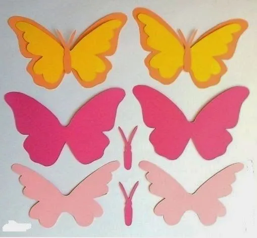 Movil de mariposas para decoración ~ Mimundomanual