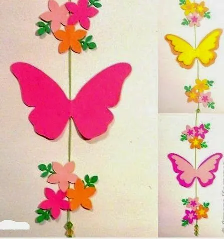 Movil de mariposas para decoración ~ Mimundomanual Movil de mariposas para decoración ~ Mimundomanual