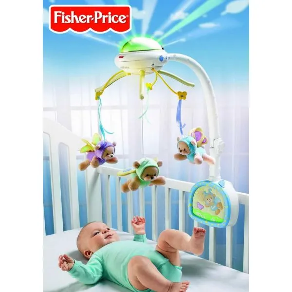 Móvil Ositos y mando a distancia de Fisher Price - Juguetes