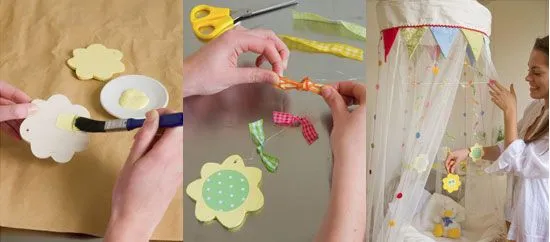 Móviles caseros para la cuna de tu bebé - Tips De Madre Móviles caseros para la cuna de tu bebé - Tips De Madre
