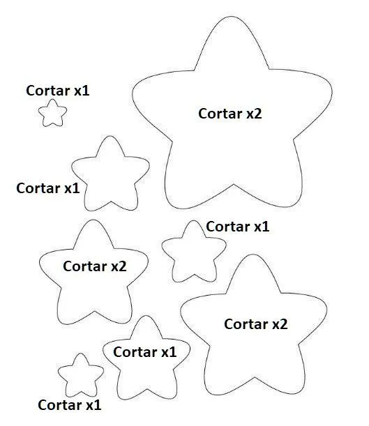 Móviles con nubes, estrellas y luna | Bebeazul.top | Patrones de animales  de fieltro, Móvil de fieltro, Dibujo de globo aerostatico
