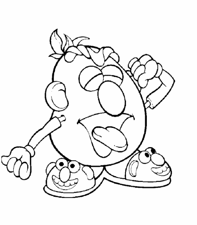 Dibujos para colorear. Maestra de Infantil y Primaria.: Mr Potato ... Dibujos para colorear. Maestra de Infantil y Primaria.: Mr Potato ...