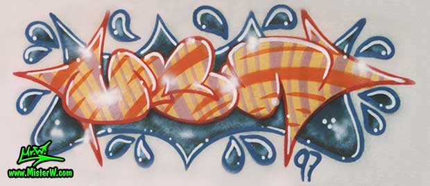 Mr.W | Graffiti Painting in San Diego, California, October 1997 ...