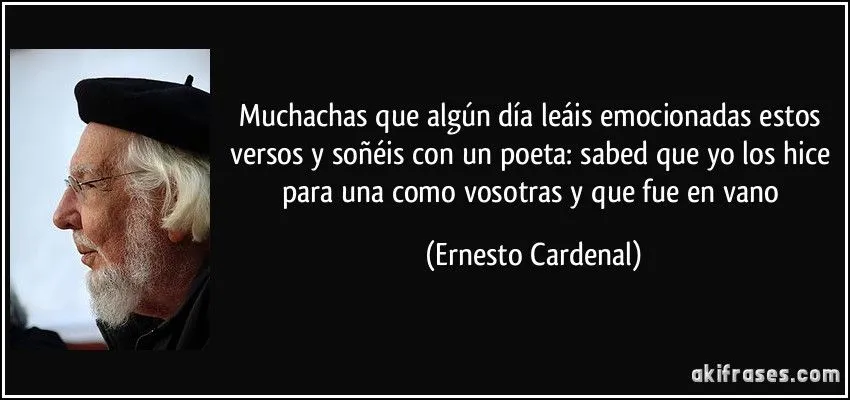 Muchachas que algún día leáis emocionadas estos versos y... Muchachas que algún día leáis emocionadas estos versos y...
