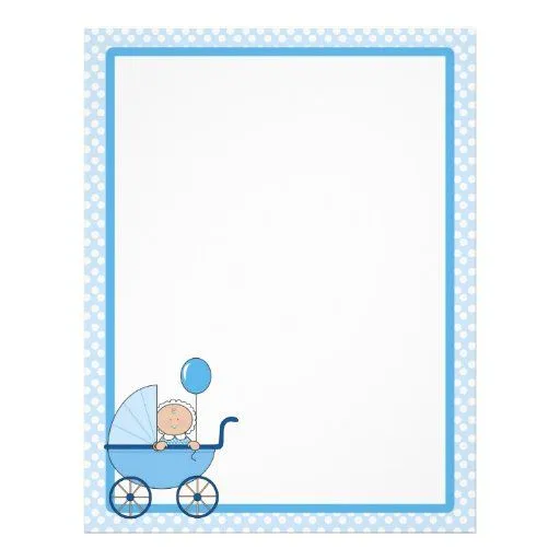 Muchacho de la frontera del bebé folleto 21,6 x 28 cm | Zazzle Muchacho de la frontera del bebé folleto 21,6 x 28 cm | Zazzle