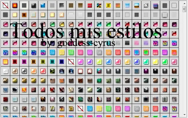 Muchos, muchisimos estilos para Photoshop | ZaRQuN.com - Blog ...