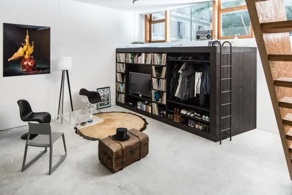 No es mueble modular y tiene cama, closet, librero y más para ... No es mueble modular y tiene cama, closet, librero y más para ...