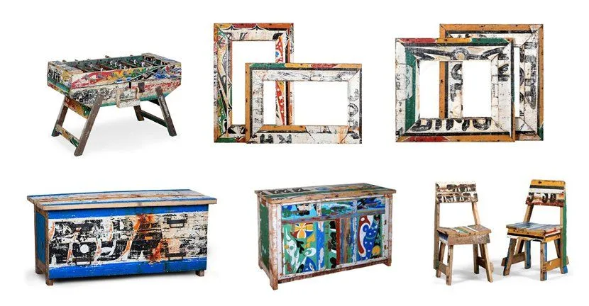 Muebles africanos de diseño reciclados de la firma Artlantique ... Muebles africanos de diseño reciclados de la firma Artlantique ...