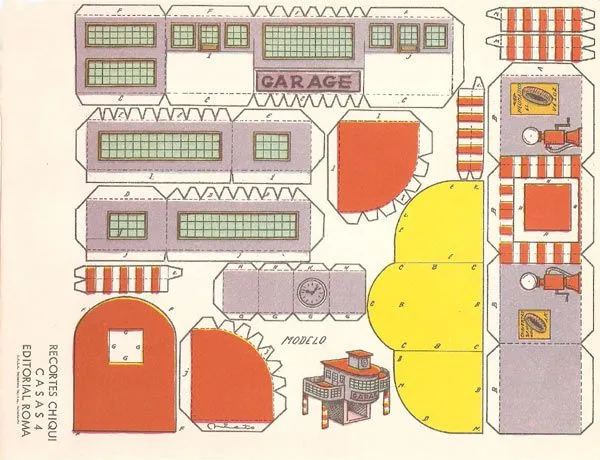 Muebles armables para maquetas - Imagui