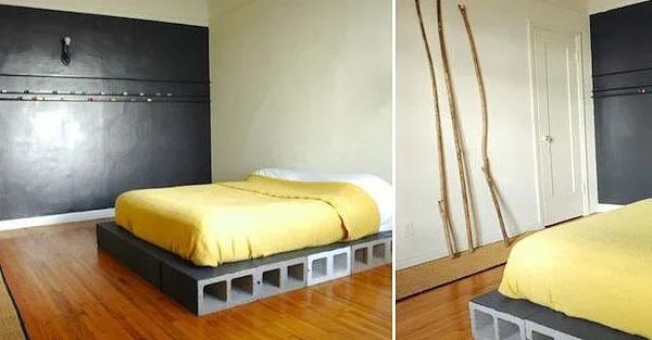 Muebles con Bloques de Hormigón - Decorar Hogar