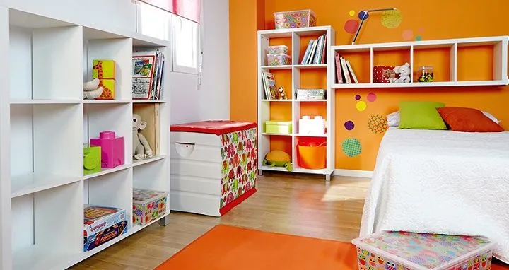 Muebles para guardar juguetes