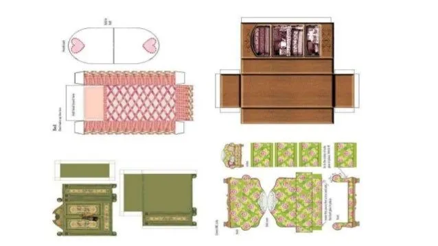 Muebles para maqueta