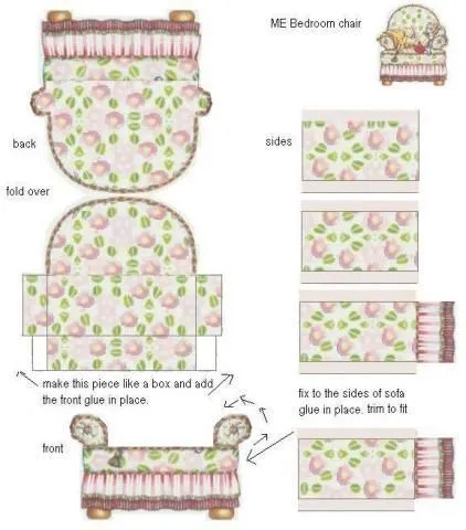 Armables muebles en papel - Imagui