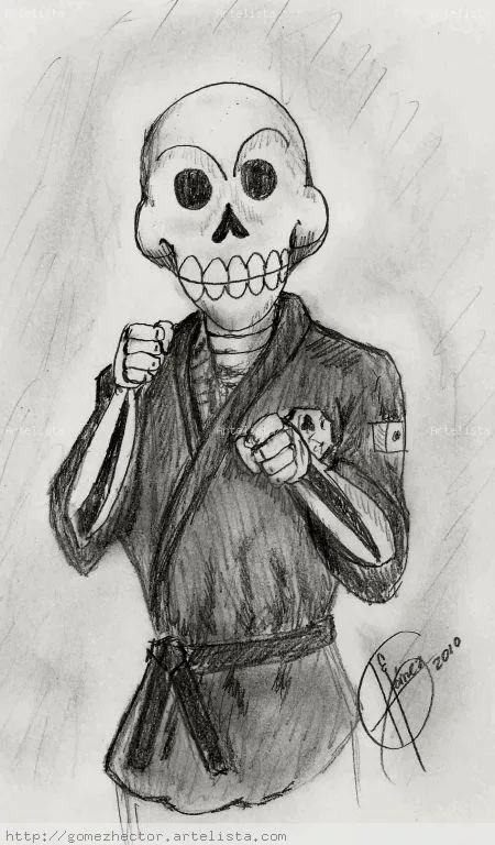 dia de muertos en el arte marcial HECTOR GOMEZ HERNANDEZ ...