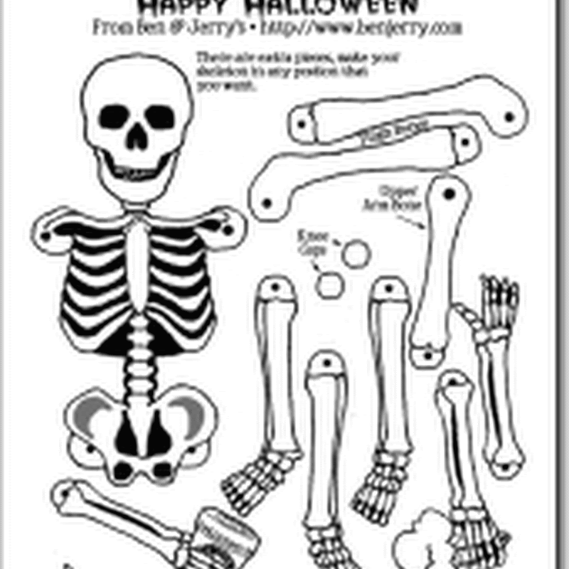 Día de los muertos, esqueletos para recortar y vestir - Jugar y Colorear Día de los muertos, esqueletos para recortar y vestir - Jugar y Colorear