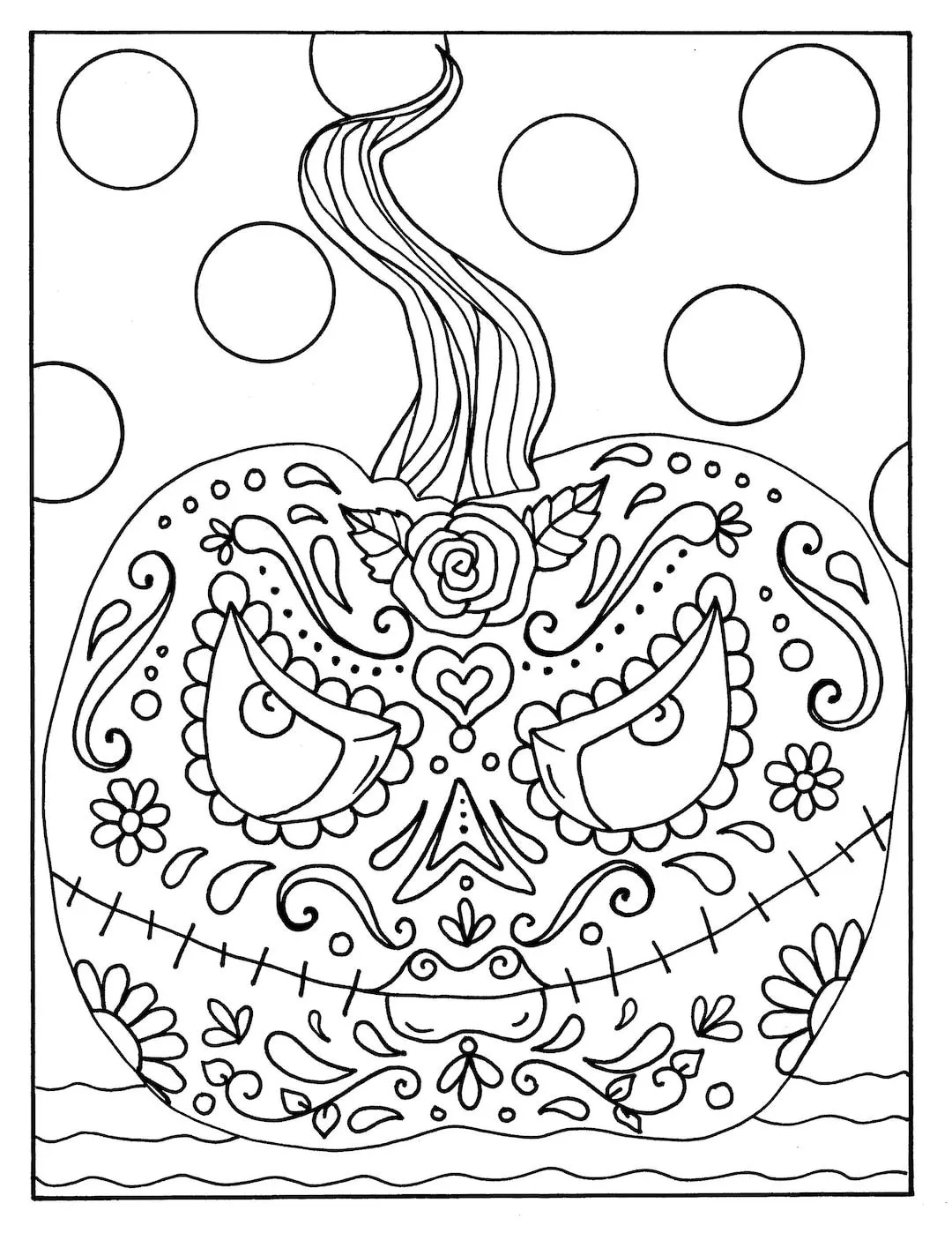 Día de los Muertos Halloween Calabaza página para colorear digital colorear para adultos. páginas a color descarga instantánea imprimibles páginas para colorear divertidas - Etsy México Día de los Muertos Halloween Calabaza página para colorear digital colorear para adultos. páginas a color descarga instantánea imprimibles páginas para colorear divertidas - Etsy México