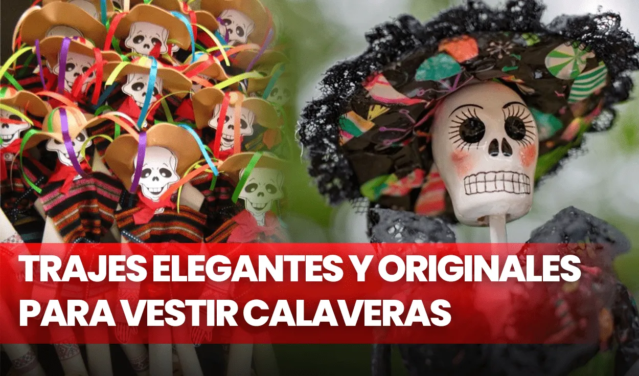 Día de Muertos en México: Cómo vestir calaveras | Trajes elegantes y  originales de personajes | Ideas para calaveras | Mexico | La República