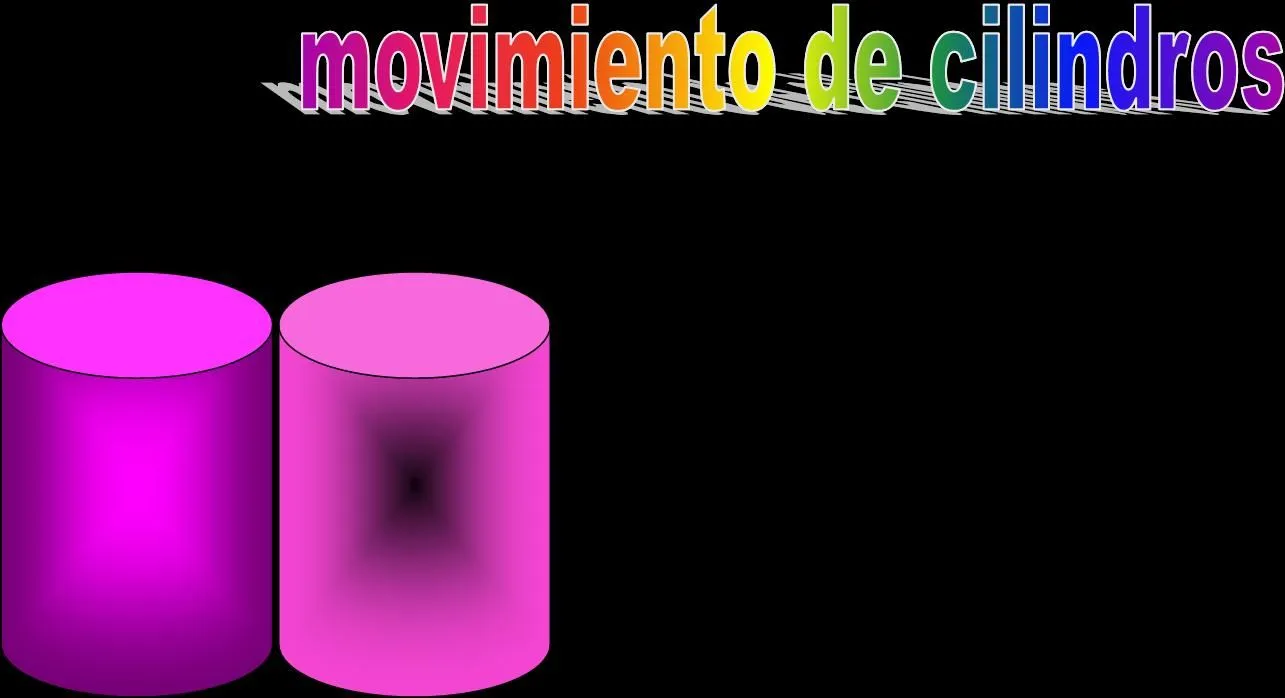  ... para que se muestra como se mueben los cilindros echo s en power point