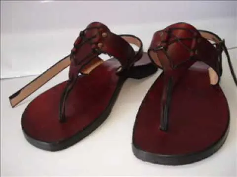 Muestrario de sandalias artesanales 2009 ok.wmv - YouTube