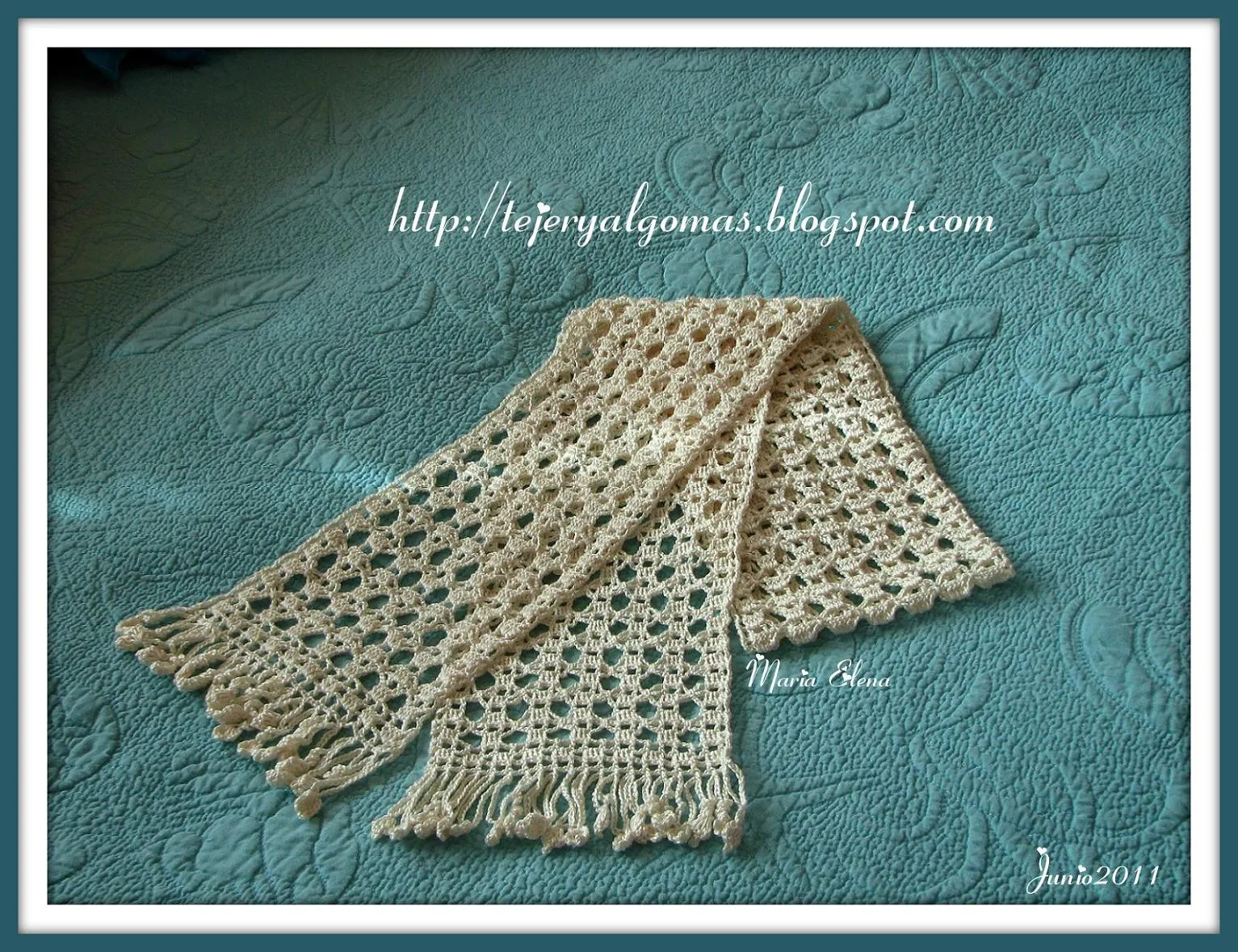 Muestras de crochet para bufandas - Imagui