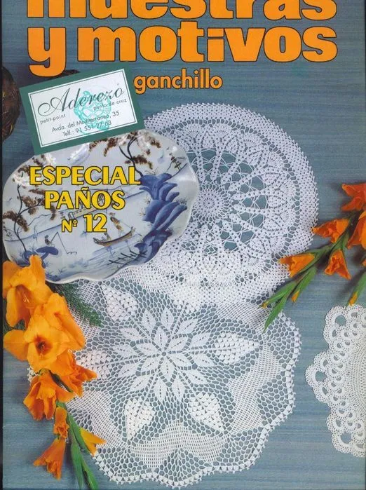Muestras y Motivos ganchillo Panos №12 красивые круглые салфетки ... Muestras y Motivos ganchillo Panos №12 красивые круглые салфетки ...
