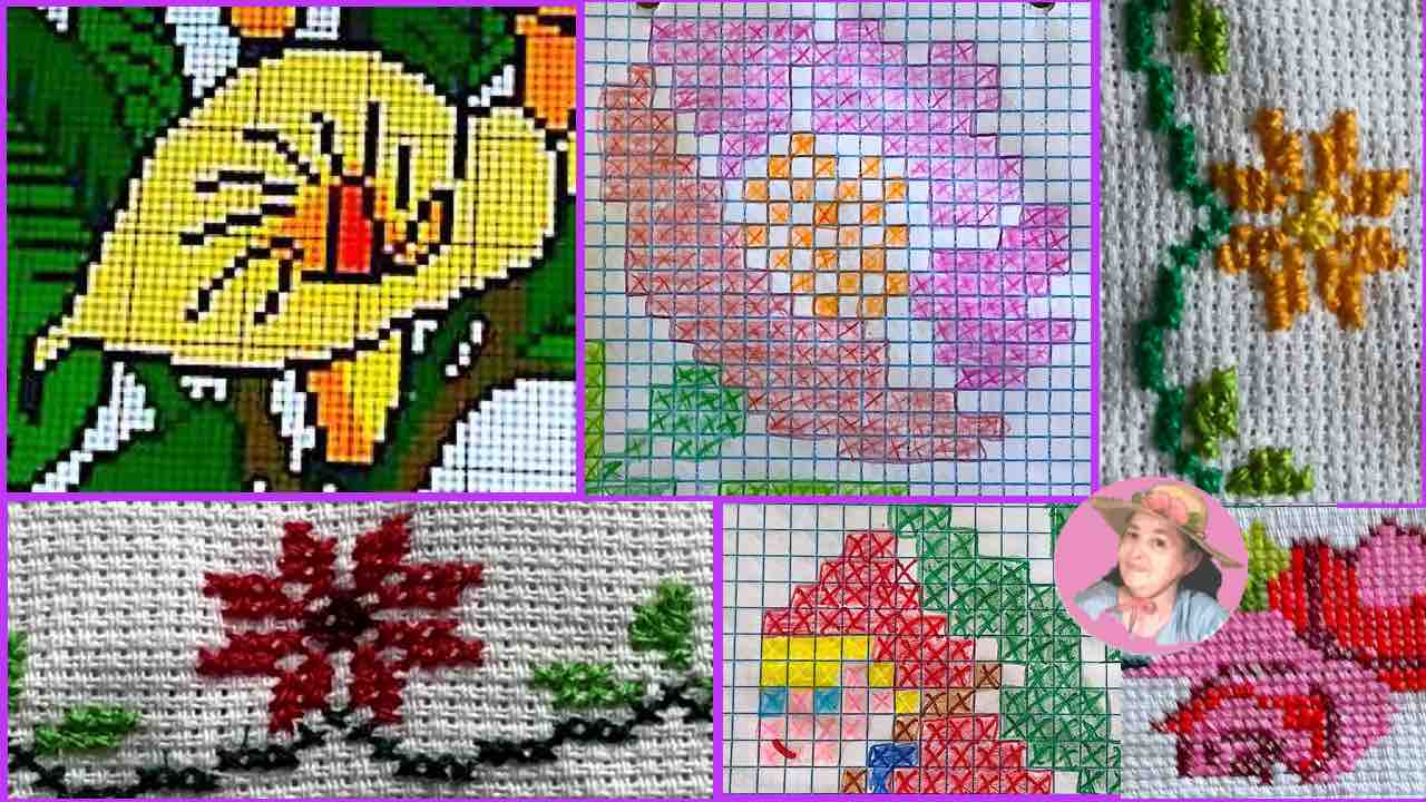 Muestras y patrones en punto de cruz #1198 y 1199 - La Abuelita de las Costuras Muestras y patrones en punto de cruz #1198 y 1199 - La Abuelita de las Costuras