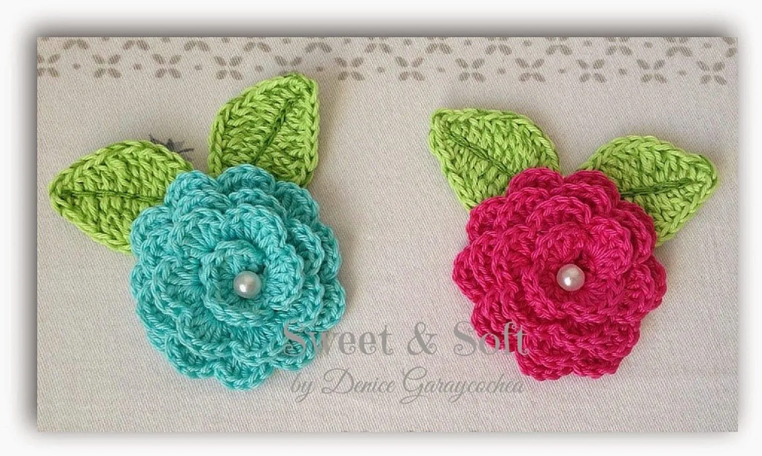 Sweet & Soft: ROSAS A CROCHET
