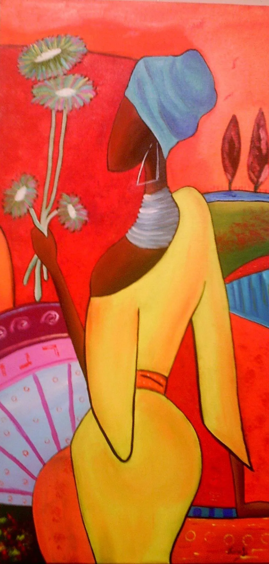 MUJER AFRICANA JOSEFINA DOMINGUEZ - Artelista. MUJER AFRICANA JOSEFINA DOMINGUEZ - Artelista.