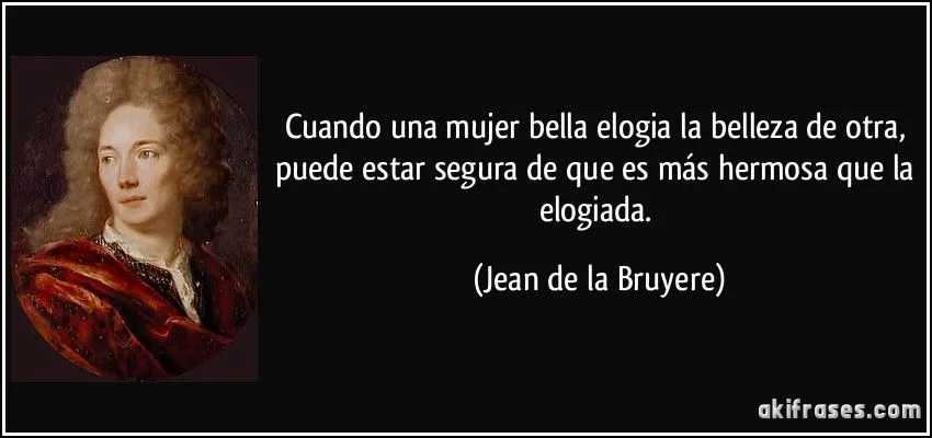 Cuando una mujer bella elogia la belleza de otra, puede estar... Cuando una mujer bella elogia la belleza de otra, puede estar...