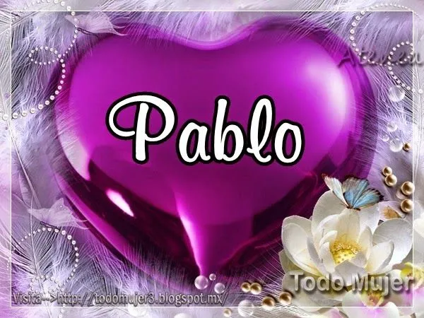 Todo Mujer: CORAZONES MORADOS CON P
