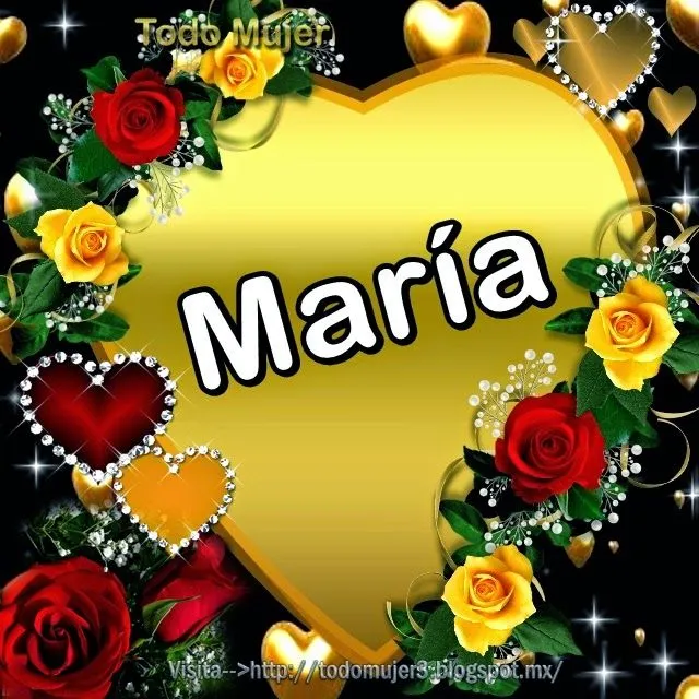 Todo Mujer: CORAZONES ORO LETRA M