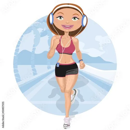 Mujer corriendo junto a la playa" Imágenes de archivo y vectores ... Mujer corriendo junto a la playa" Imágenes de archivo y vectores ...
