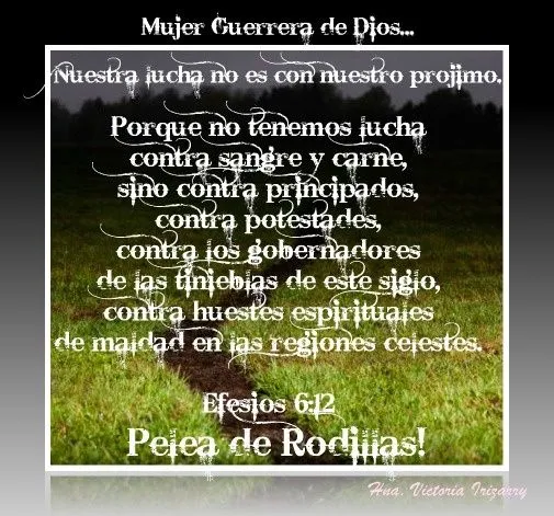 Mujer Cristiana tu eres una Guerrera de Dios on Pinterest | Dios ...