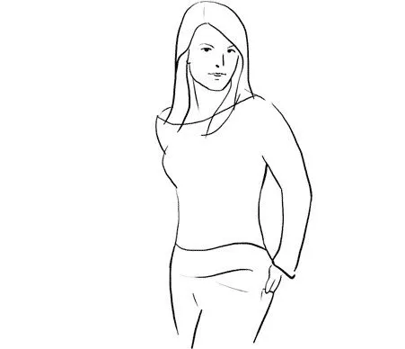 Mujer para dibujar facil cuerpo completo - Imagui