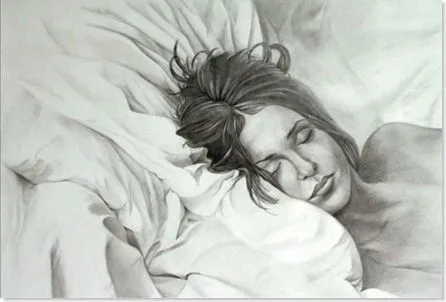Mujer durmiendo dibujo - Imagui