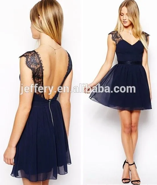 Para mujer elegante ocasional del cordón del vestido de ropa ...