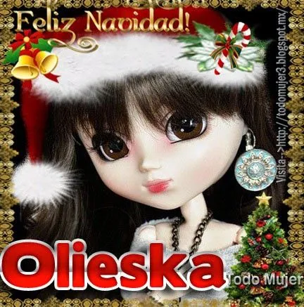 Todo Mujer: MUÑECAS NAVIDAD CON NOMBRES O - Z